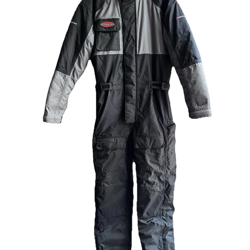 Men's Black and Gray Firstgear Motorcycle Suit